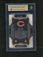 2021 Panini Select Silver Prizm Justin Fields #250 RC BGS 9.5