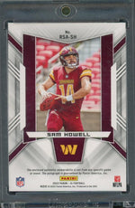 2022 Panini XR Red Sam Howell #RSA-SH RC Patch Auto /49