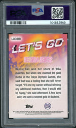 2024 Topps Chrome Tennis Let's Go Belinda Bencic #LGOBB PSA 10