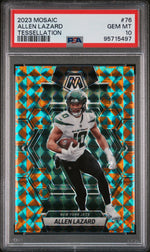 2023 Mosaic Tessellation Allen Lazard #76 /15 PSA 10