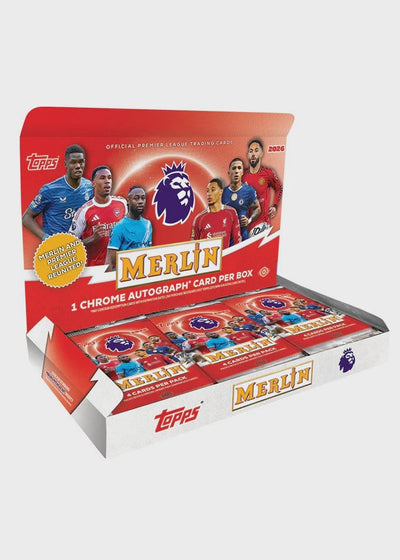 2025-26 Topps Merlin Premier League Soccer Hobby Box