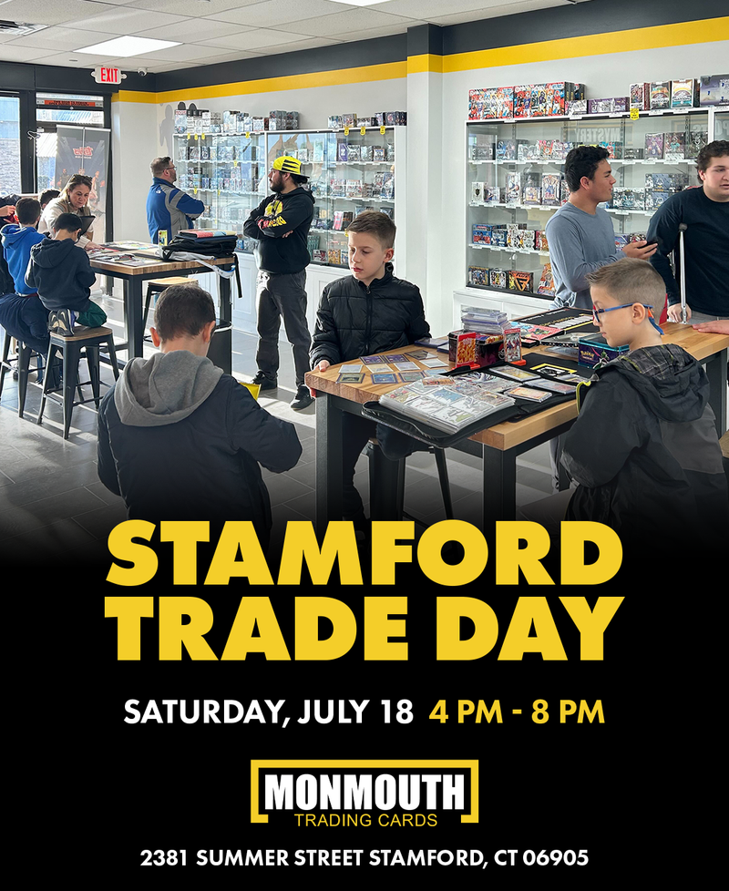 Sports Card Trade Night in Connecticut | Monmouth Cards, Stamford Trade Day