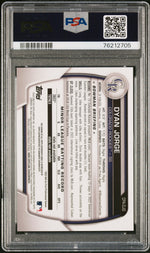 2023 Bowman Chrome Dyan Jorge #CPADJG Auto PSA 10
